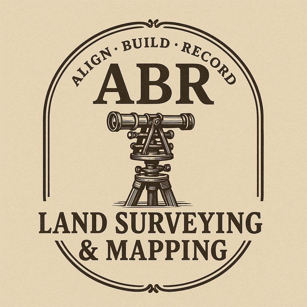 ABR Land Surveying Logo